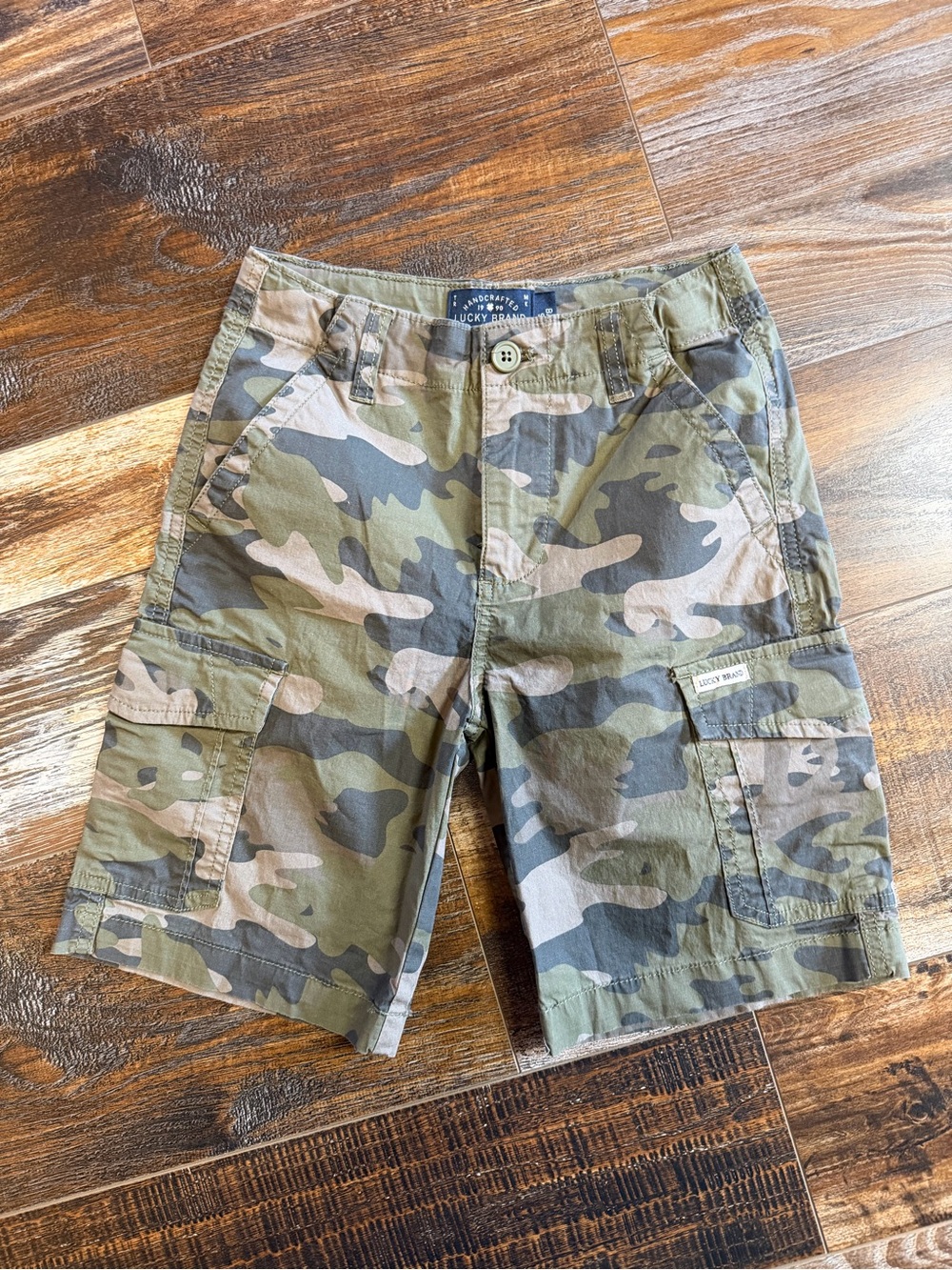 Lucky Brand Olive and Brown Camo Shorts